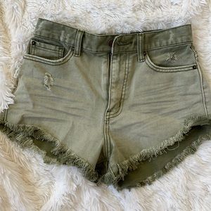 Urban Outfitters BDG Olive Shorts
